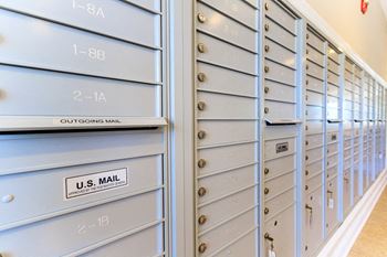 resident mailboxes at Southwood Luxury Apartments, North Amityville, NY